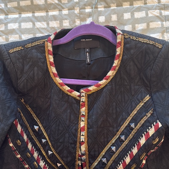 Isabel Marant Embroidered Box Jacket - Picture 10 of 12